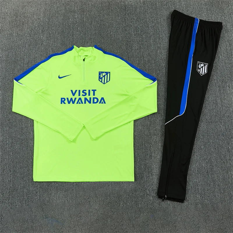2026-27 Atlético Madrid Green Half-Zip Training Jersey view 12