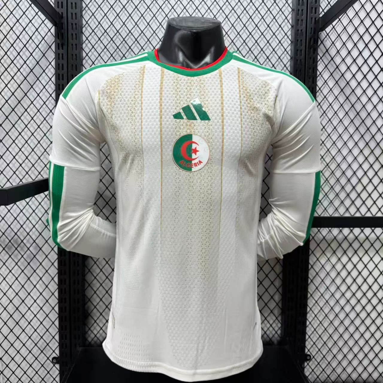 2026-27 Algeria Home Long-Sleeve Jersey - Player Version
