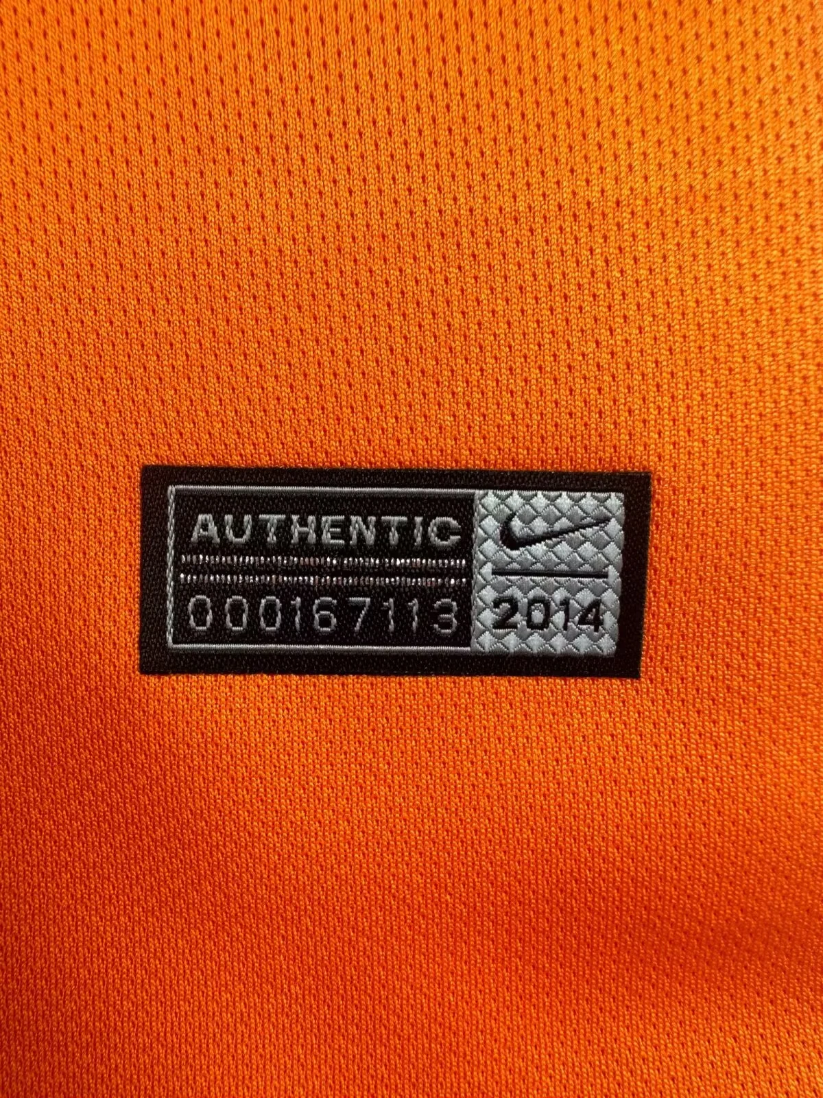 2014 Netherlands Home Retro Jersey view 7