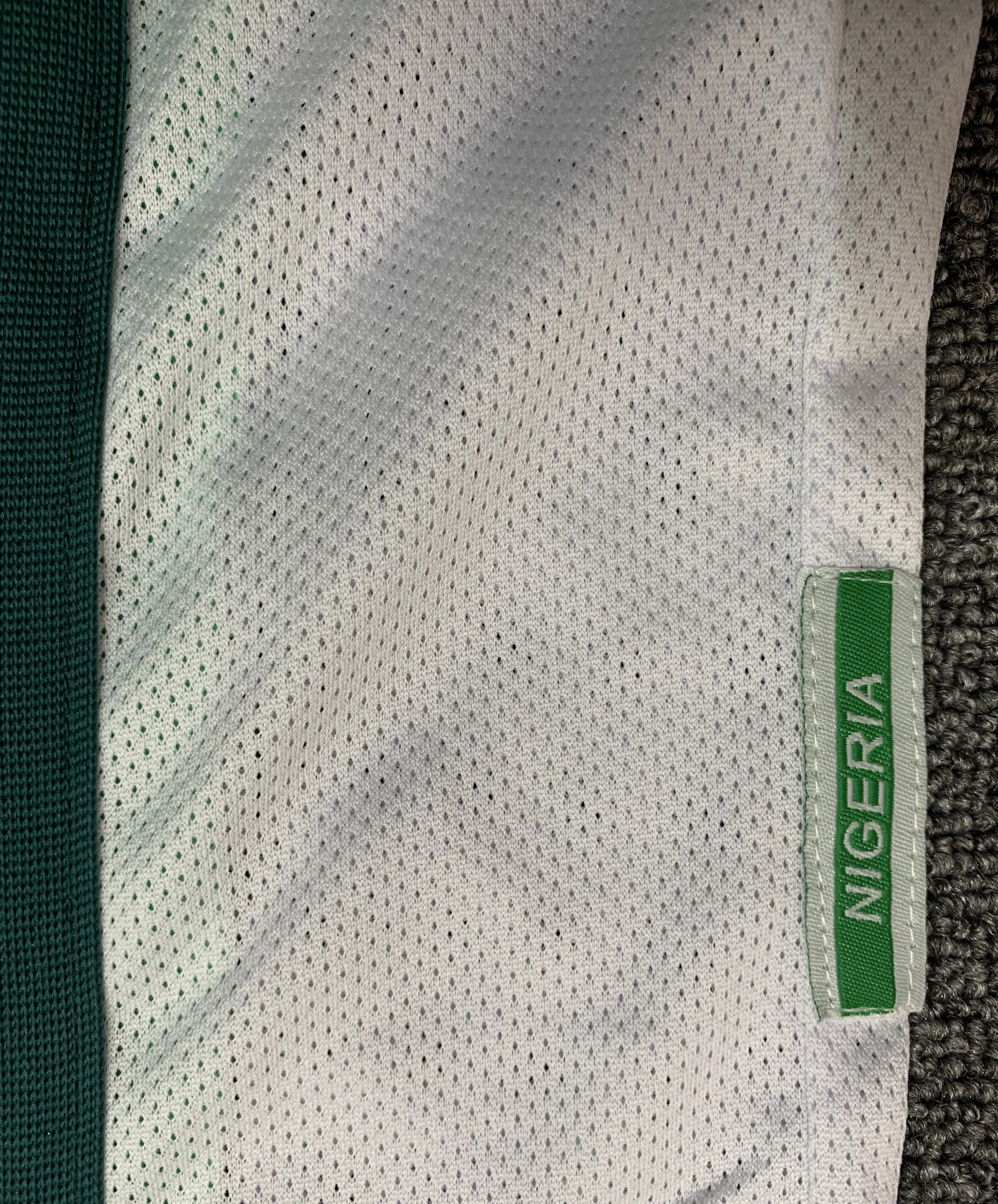 1998 Nigeria Home Retro Jersey view 5