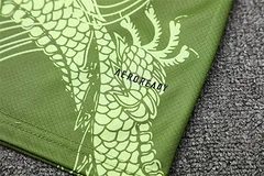 2025-26 Real Madrid Black and Green Short Sleeve Training Jersey view 9