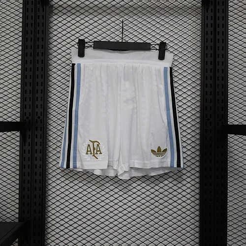 2025-26 Argentina White Shorts Jersey - Player Edition