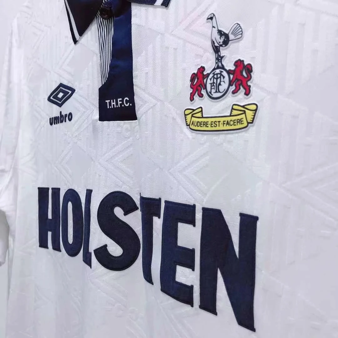 1991-93 Tottenham Hotspur Home Retro Kit view 5