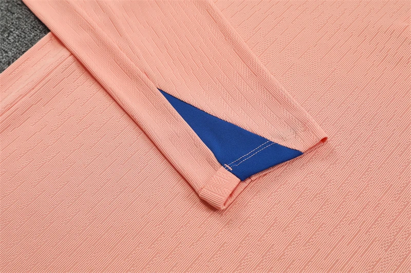 2025-26 France Light Pink Half-Zip Training Jersey view 7