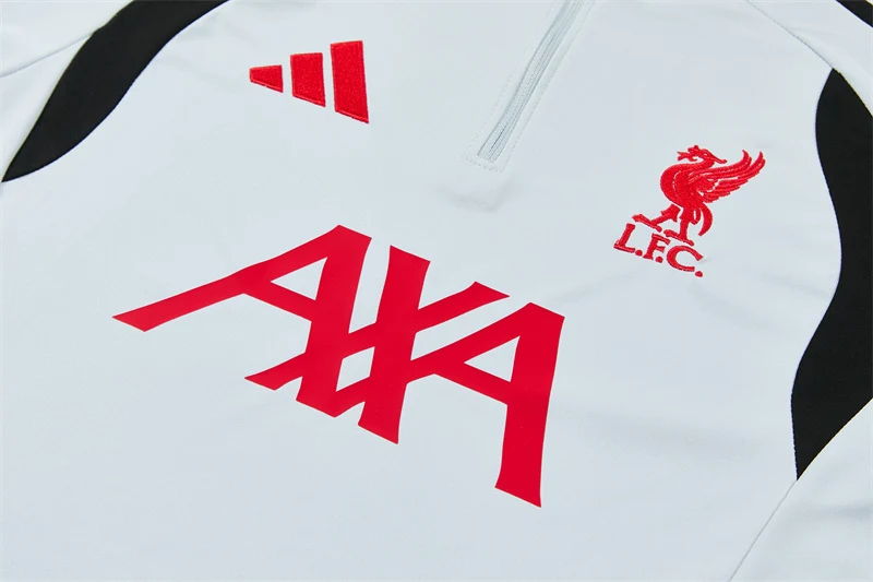 2026-27 Liverpool Light Grey Half-Zip Training Jersey view 12