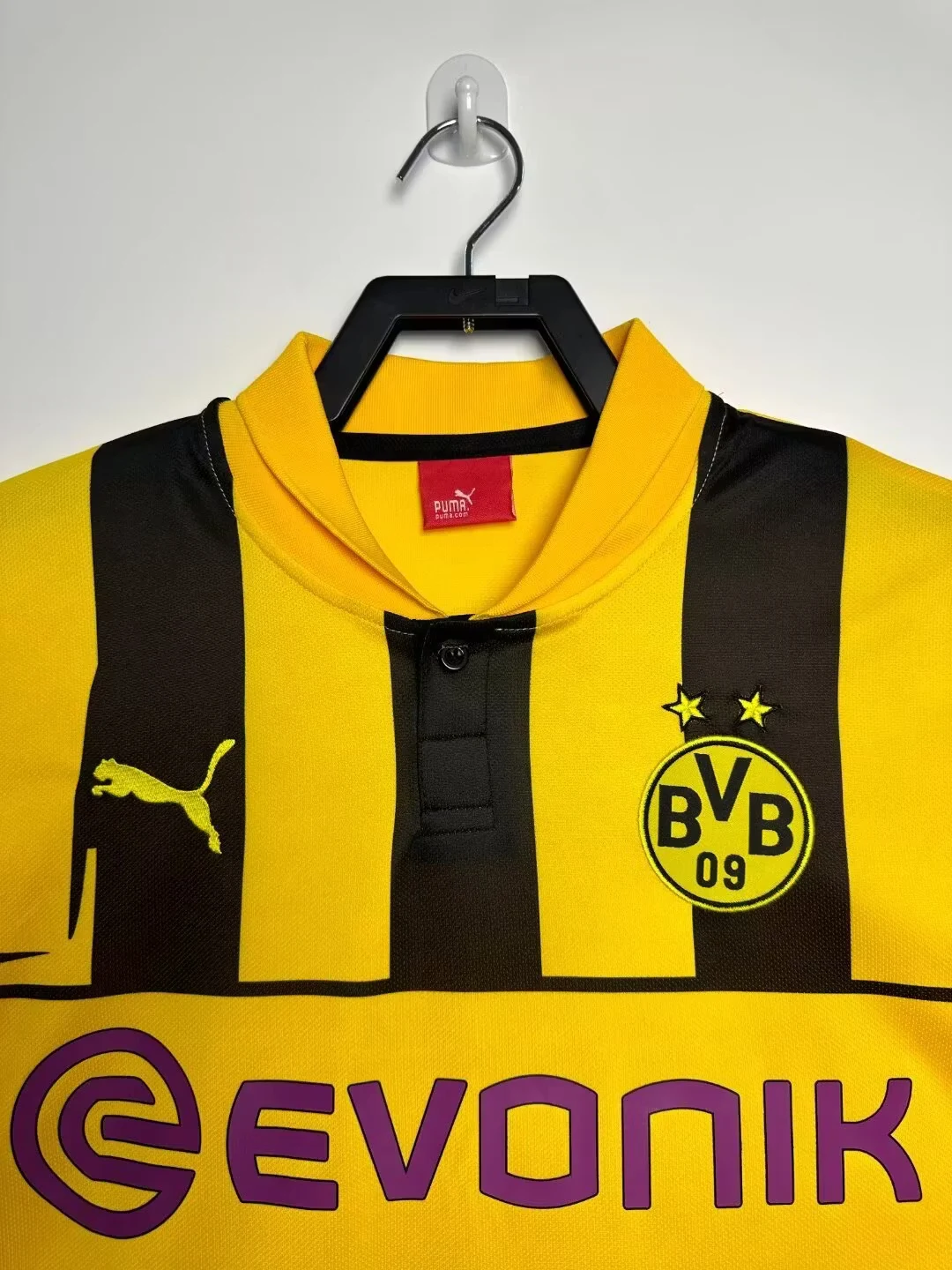 2012-13 Dortmund Home Retro Jersey view 6