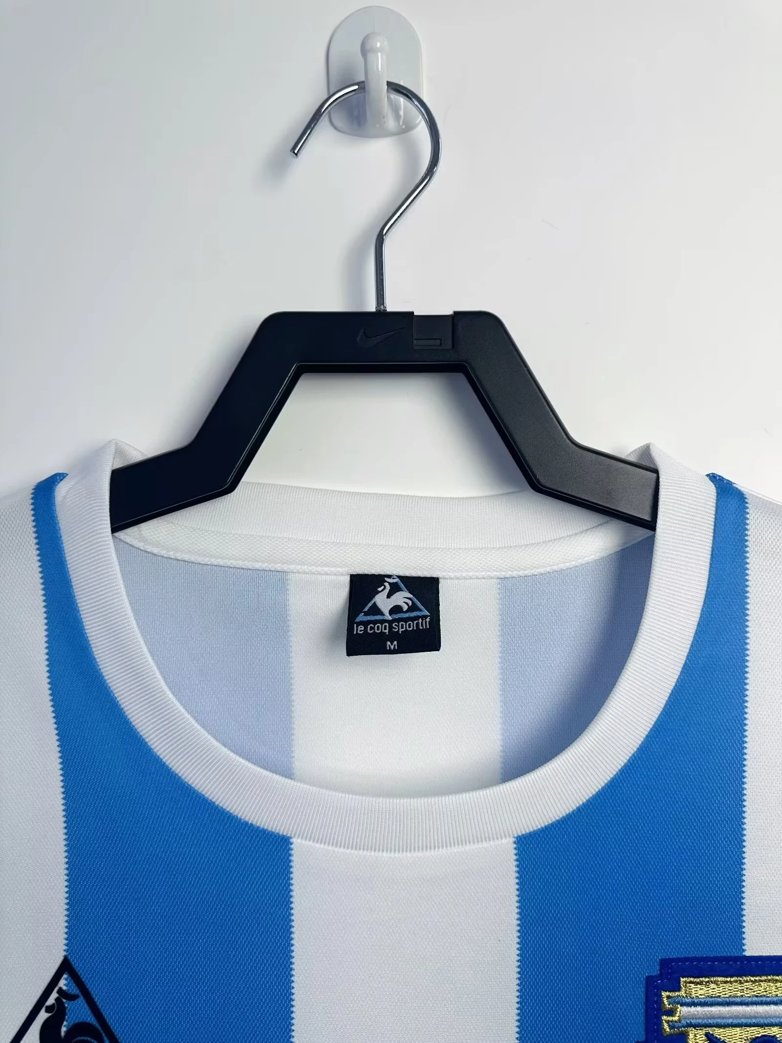 1986 Argentina Home Long Sleeve Retro Jersey view 5