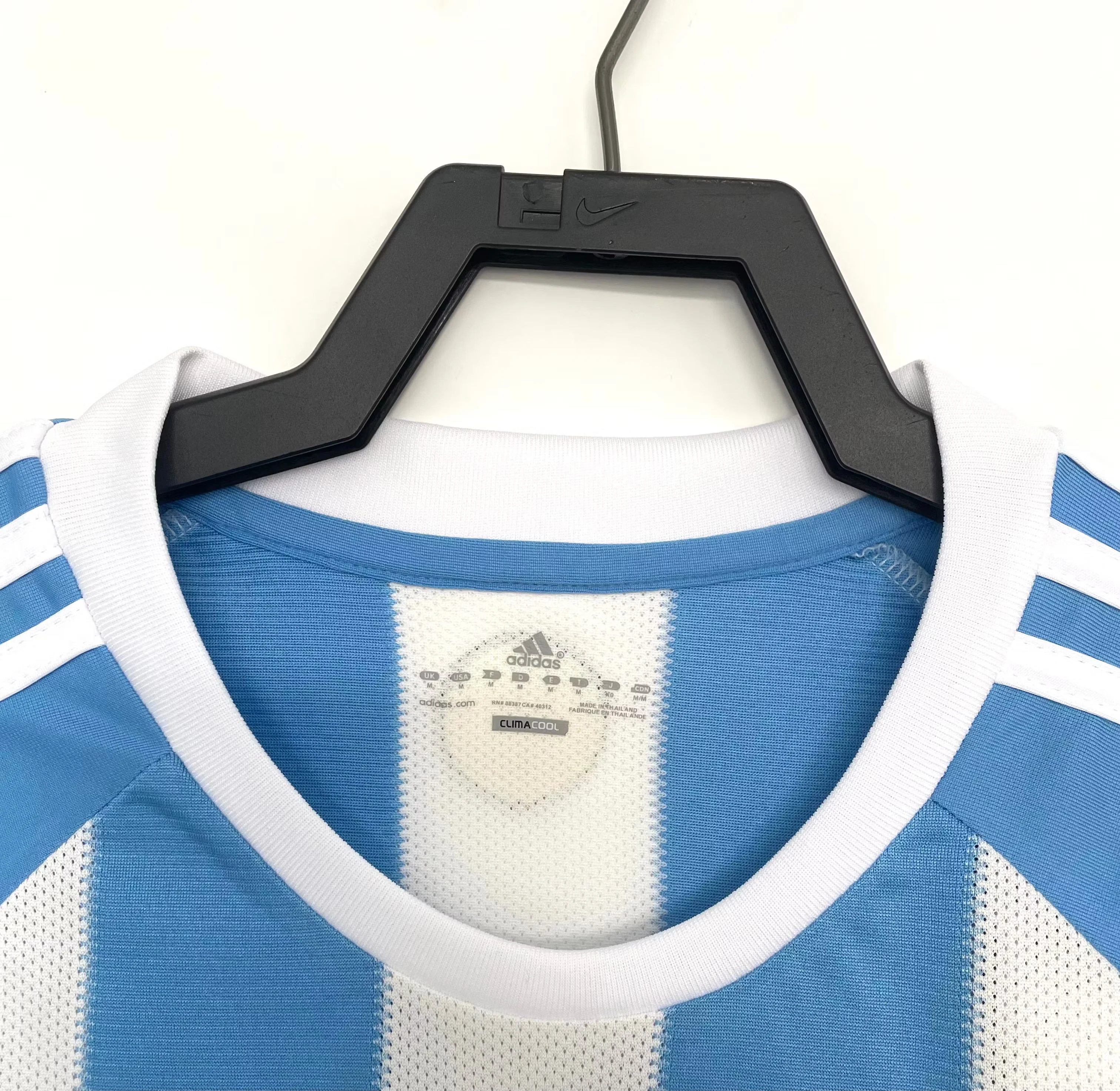 2010 Argentina Home Retro Jersey view 7