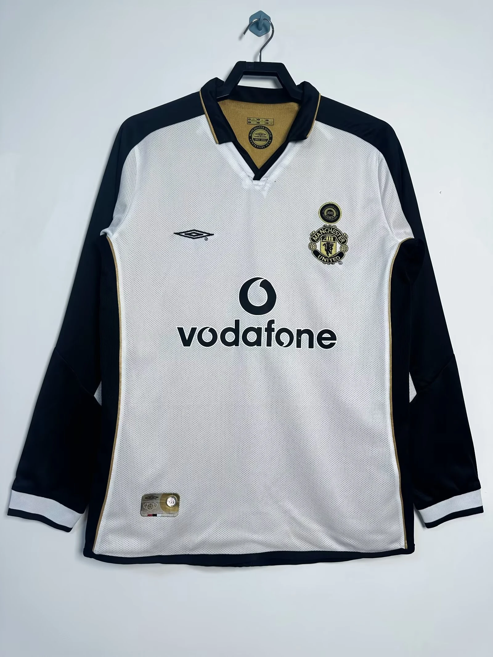 2007-08 Manchester United Reversible Centenary Retro Long-Sleeve Jersey view 2