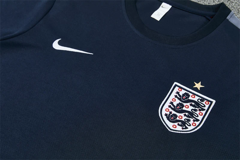 2026-27 Season England Royal Blue Short-Sleeve Training Jersey view 4