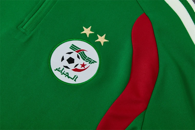 2026-27 Algeria Green Half-Zip Training Jersey view 5