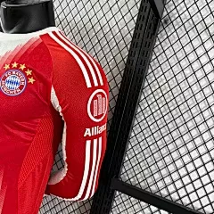 2025-26 Bayern Munich Home Long Sleeve Jersey - Player Edition view 8