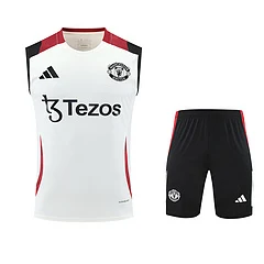 2025-26 Manchester United training vest jersey view 3