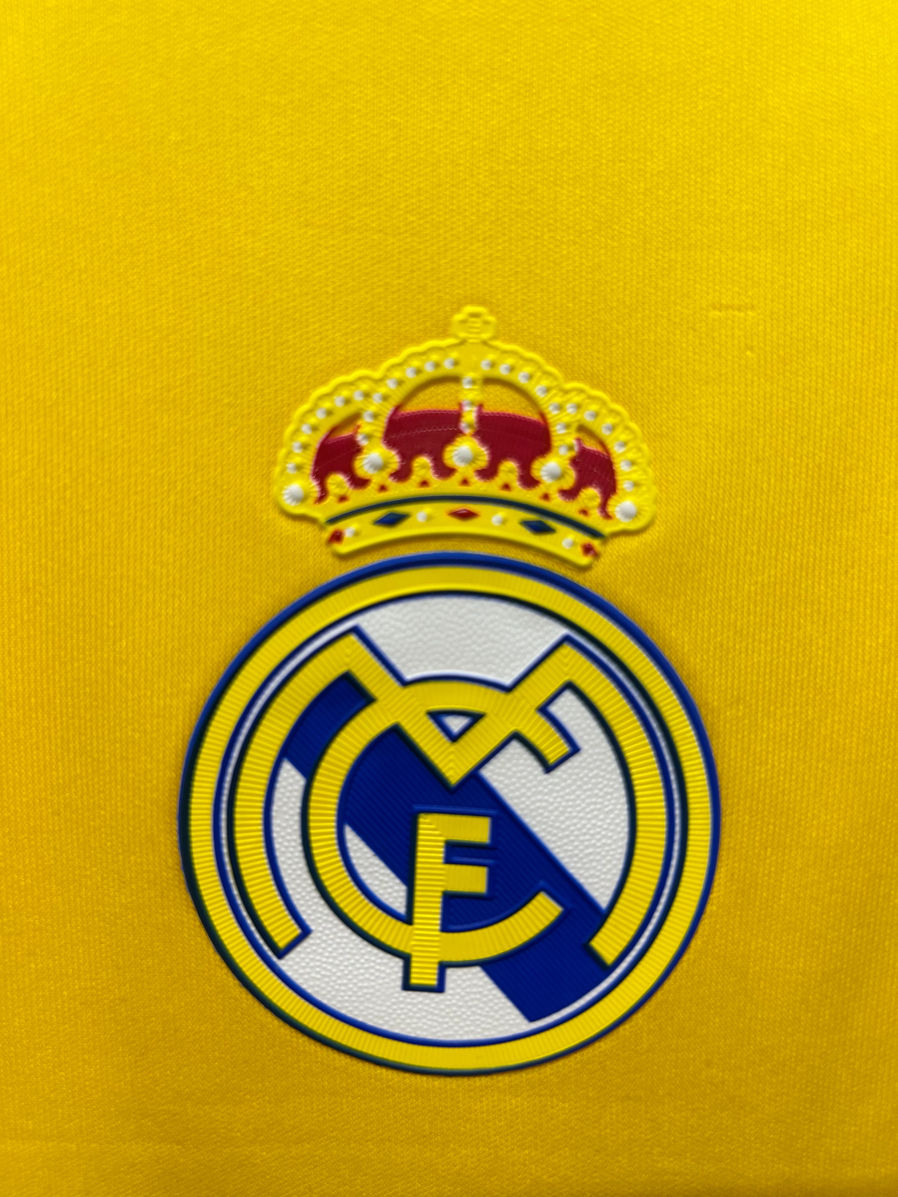 2011-12 Real Madrid Yellow Goalkeeper Retro Jersey view 6