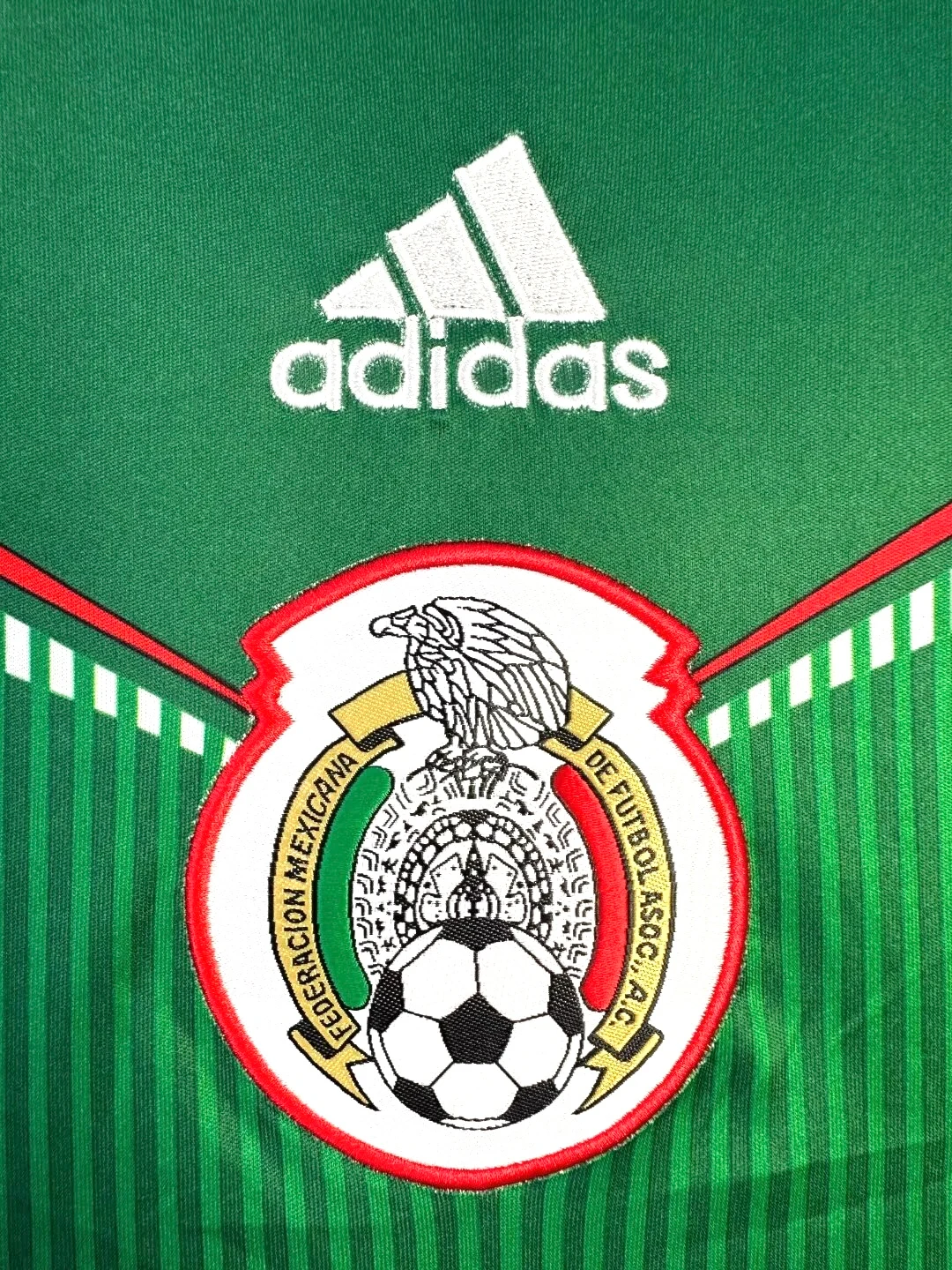2014 Mexico Home Retro Jersey view 5