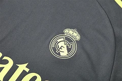 2025-26 Real Madrid dark grey short-sleeved training jersey view 8