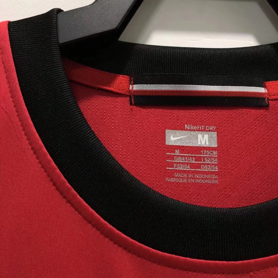 2010 Manchester United Home Long Sleeve Retro Jersey view 3