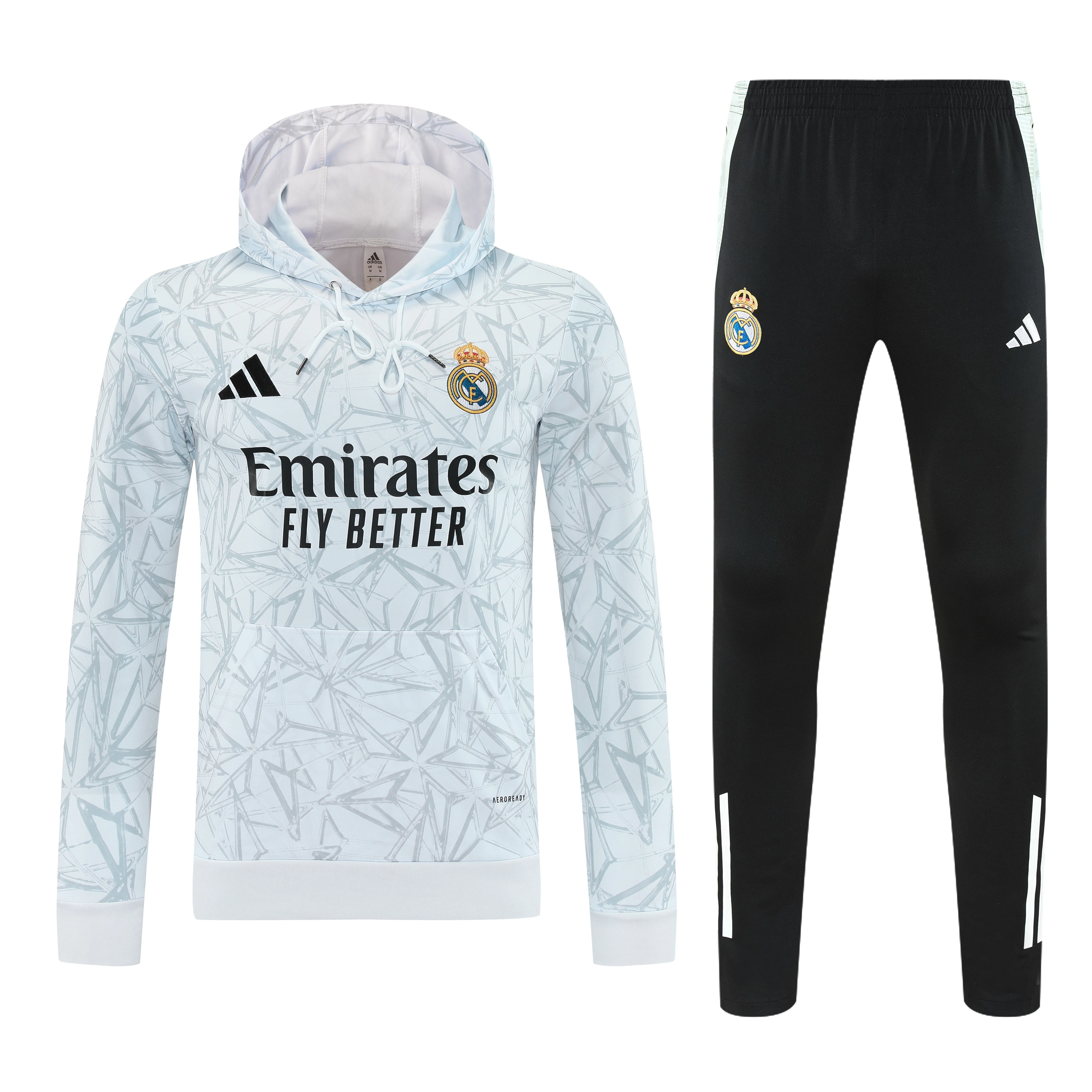 2025-26 Real Madrid Hooded Training Jersey view 5