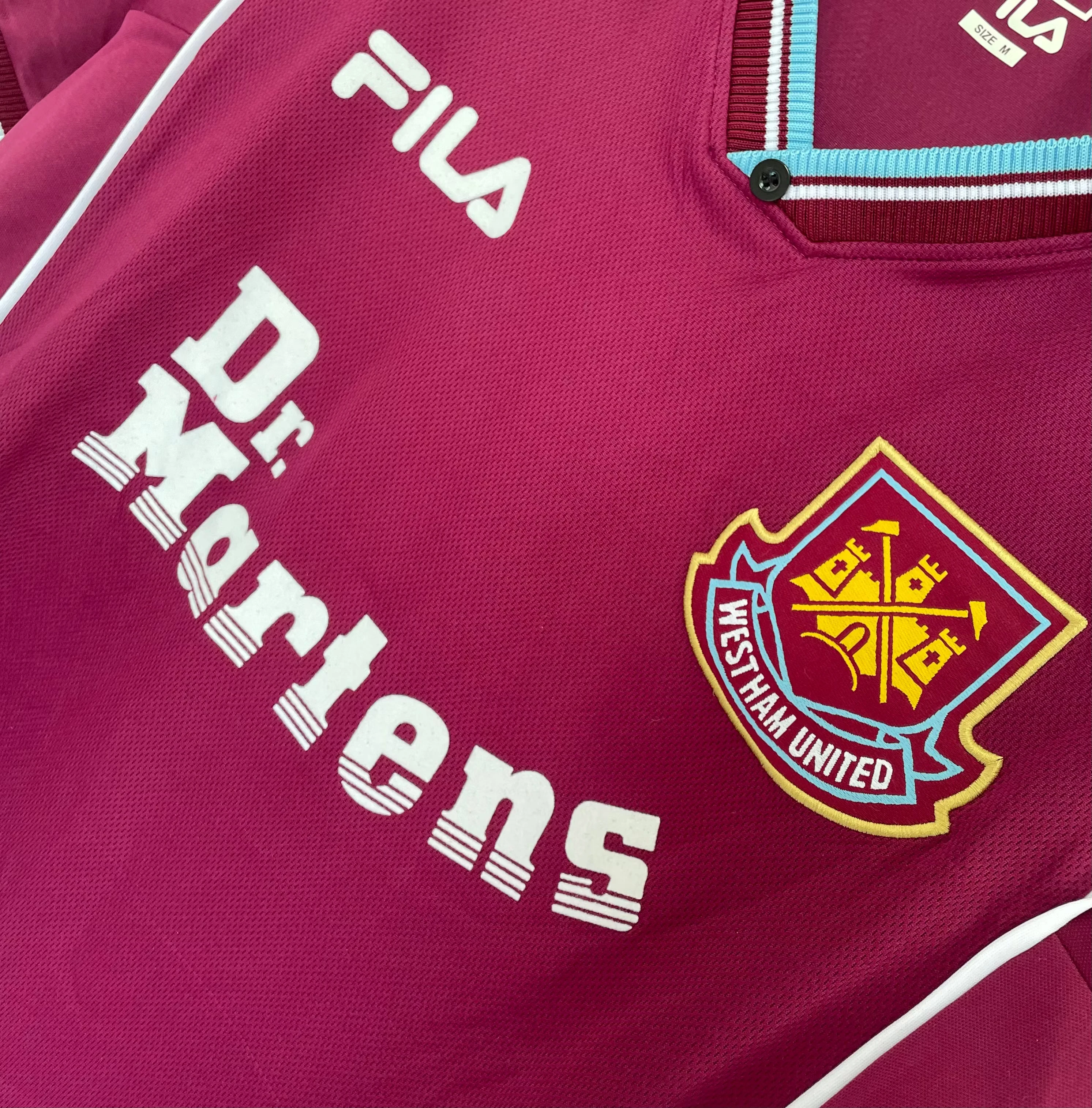1999-01 West Ham United Home Retro Jersey view 5