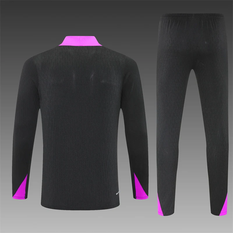 2025-26 England Black Half-Zip Training Jersey view 20