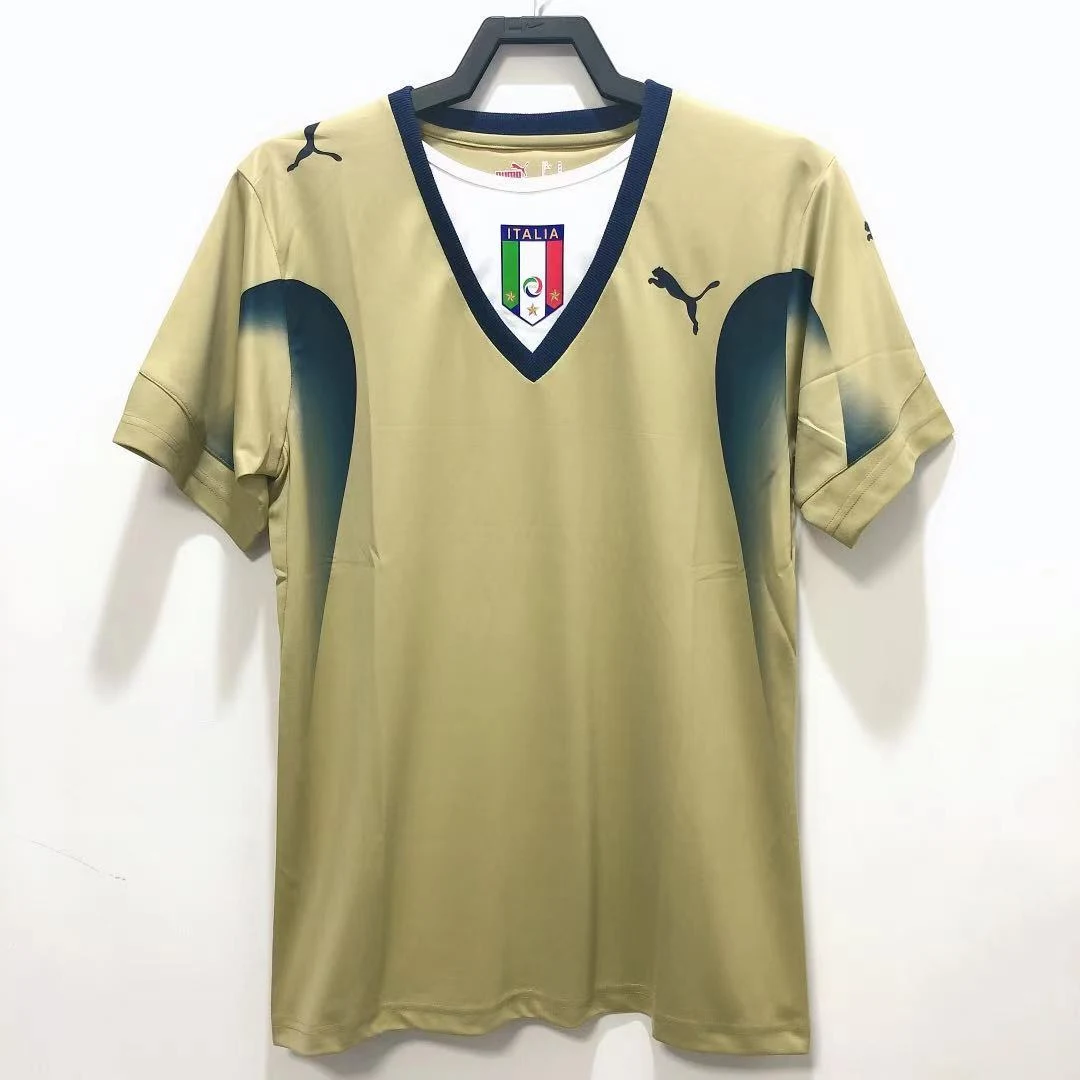 2006 Italy goalkeeper gold retro jersey
