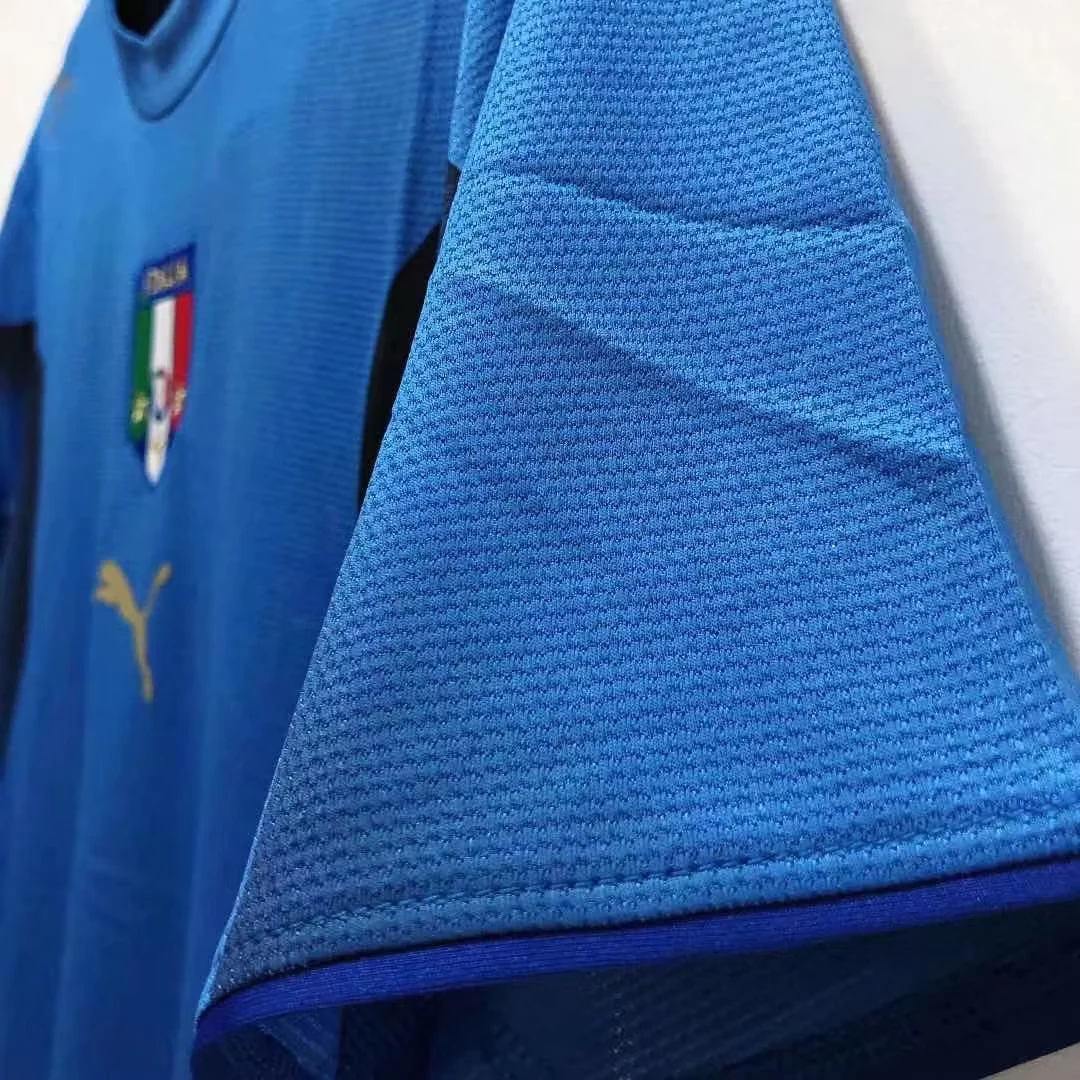 2006 Italy Home Retro Jersey view 3