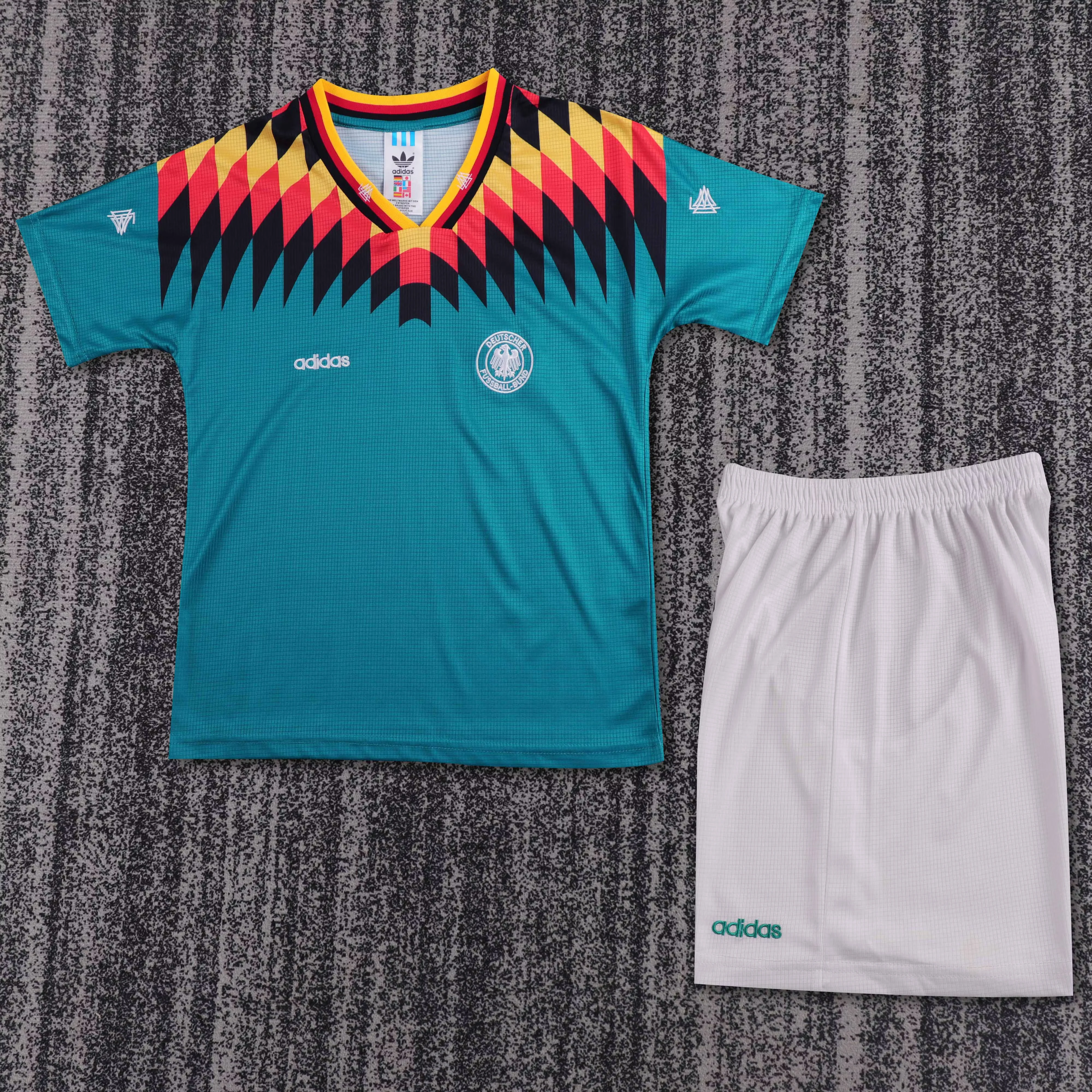 1994 Germany Away Retro Shirt - Kids Sizes