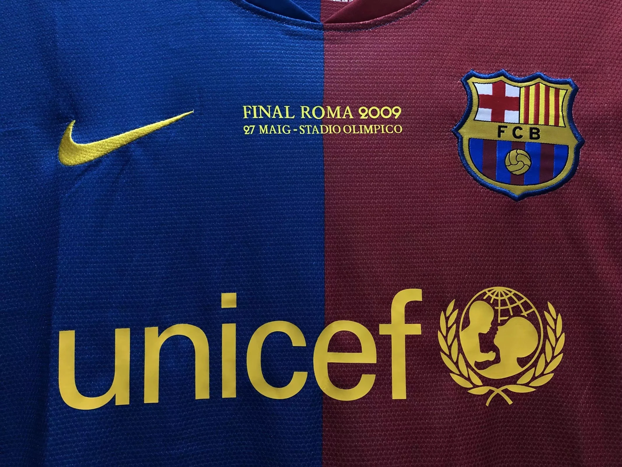 2008-09 Barcelona Home Long Sleeve Retro Shirt - Champions League Edition view 8