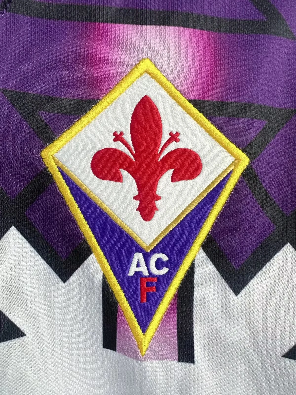 1992-93 Fiorentina Away Long Sleeve Retro Jersey view 5