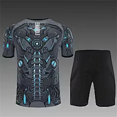 2025-26 Napoli Black Grey Short Sleeve Training Jersey view 2