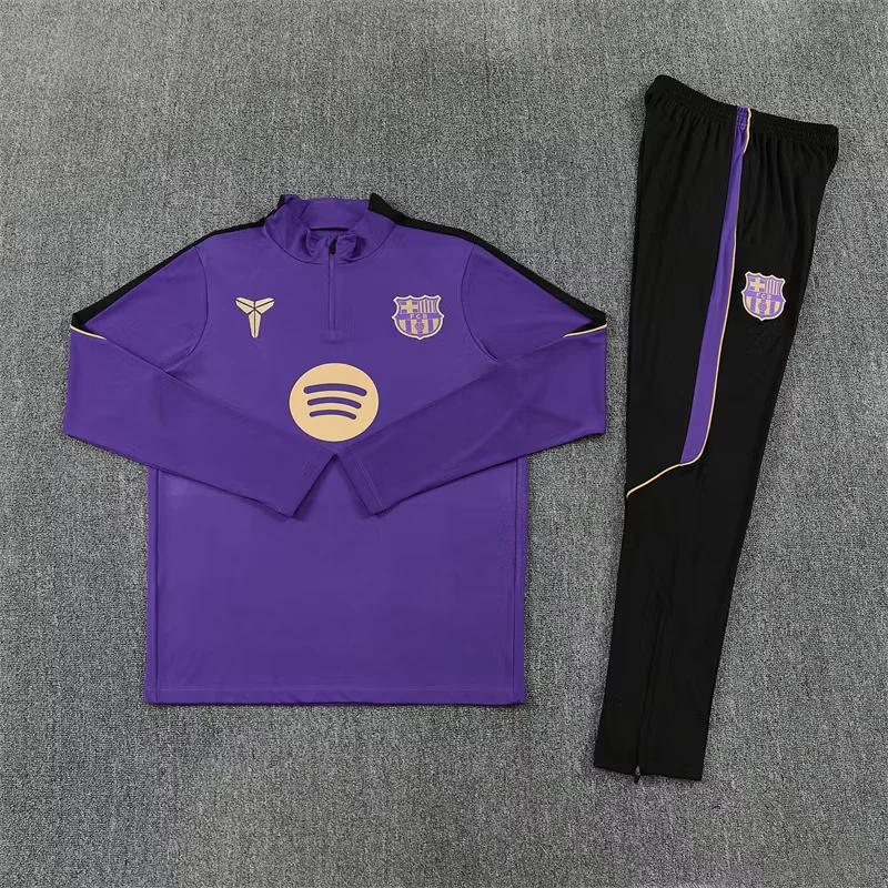 2026-27 Barcelona Red-Purple Half-Zip Training Jersey view 14