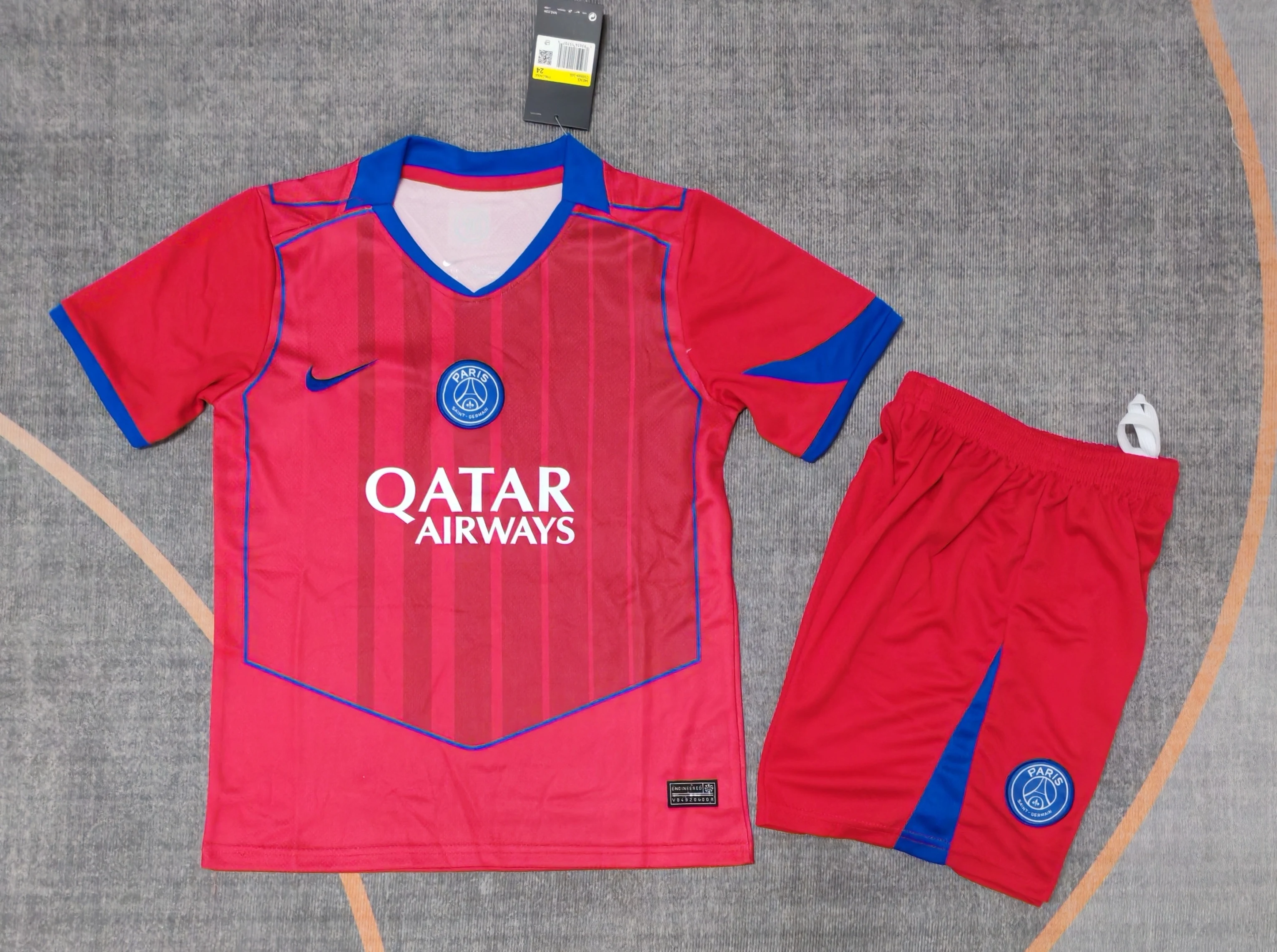 2025-26 Paris Saint-Germain Second Away Jersey - Children's Clothing