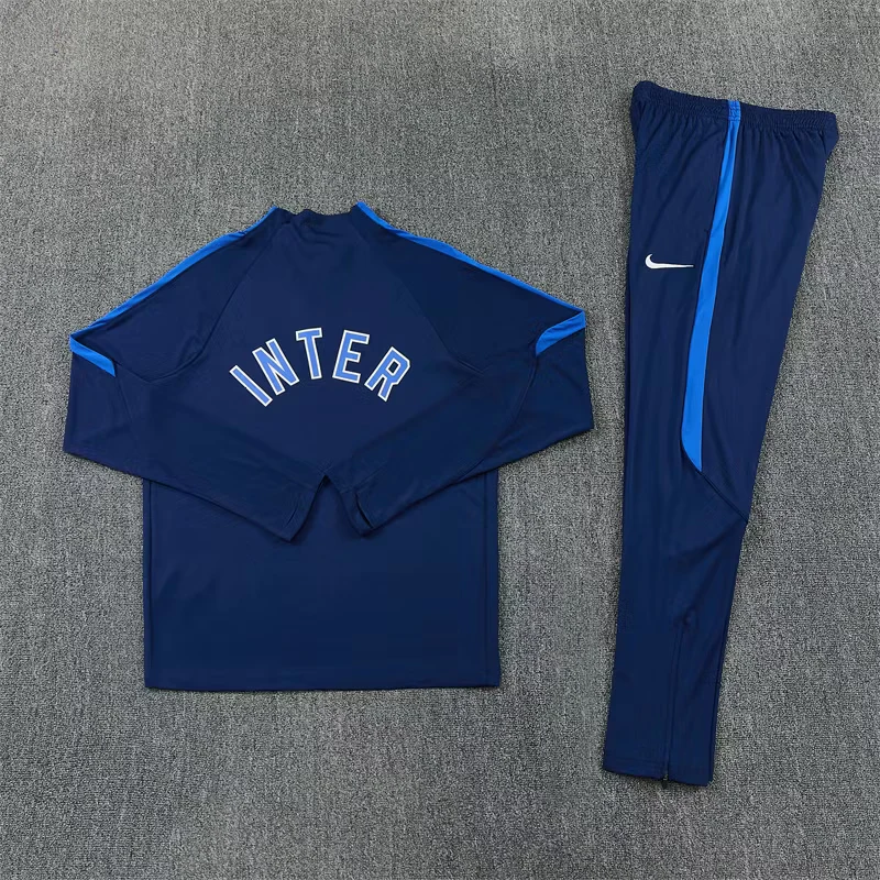 2026-27 Inter Milan Royal Blue Half-Zip Training Jersey view 20