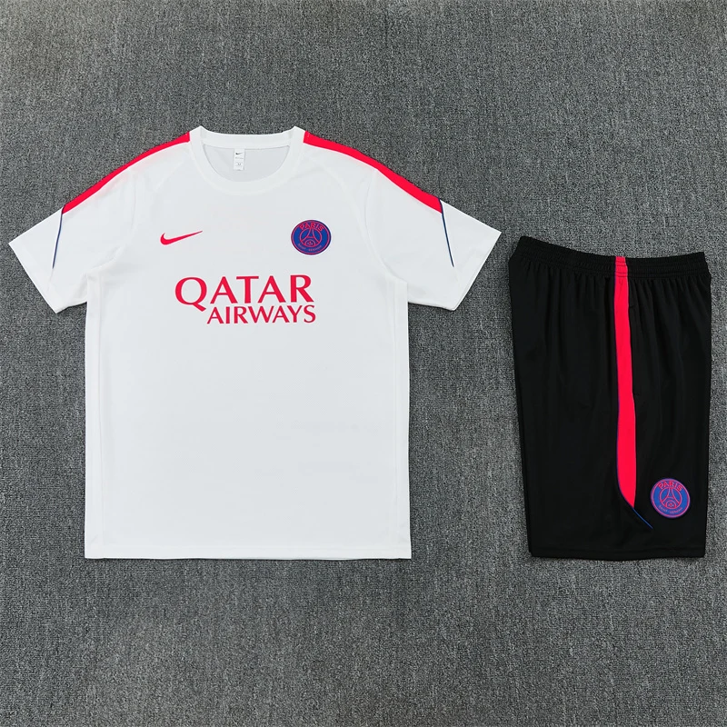 2026-27 Paris White Short-Sleeve Training Jersey view 14