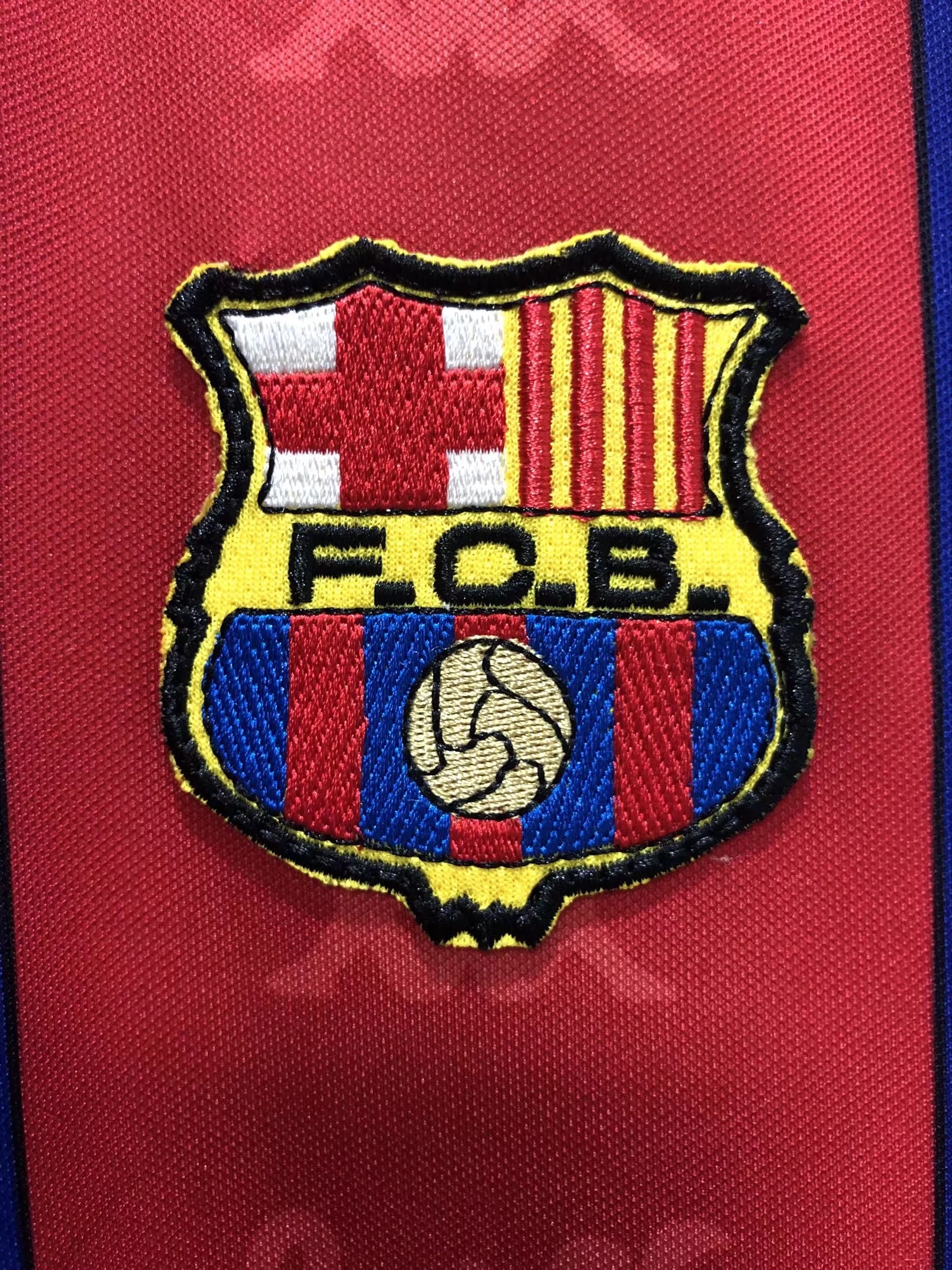1996-97 Barcelona Home Long Sleeve Retro Jersey view 6