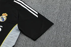 2025-26 Real Madrid Black Short Sleeve Training Jersey view 9