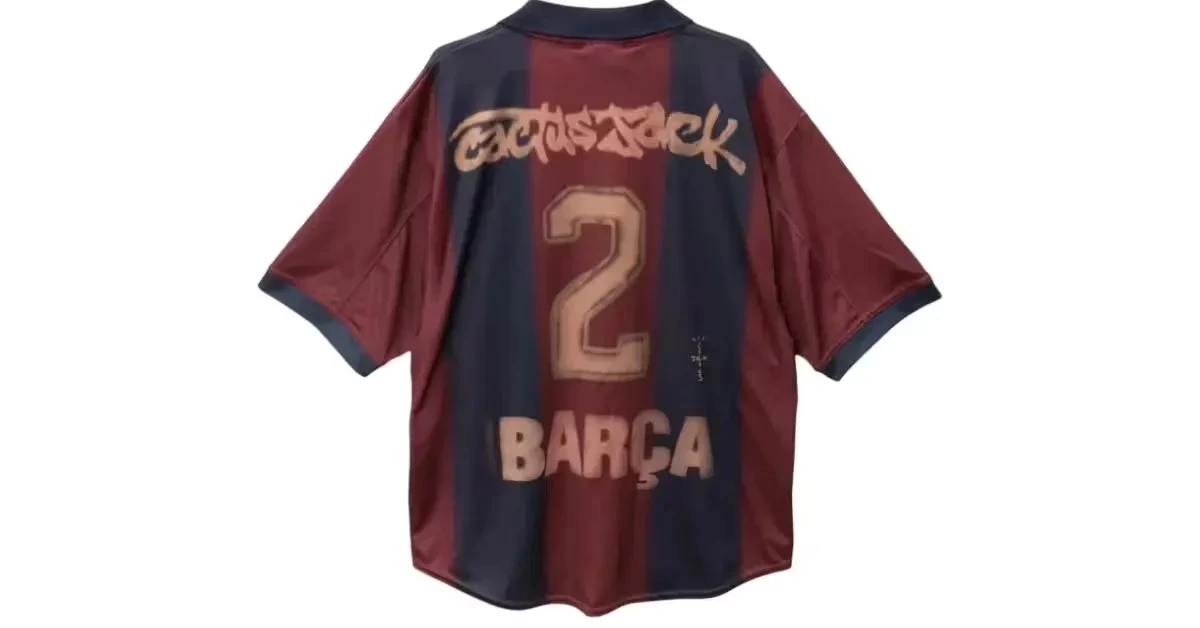 2025-26 Barcelona Retro Joint Jersey view 2