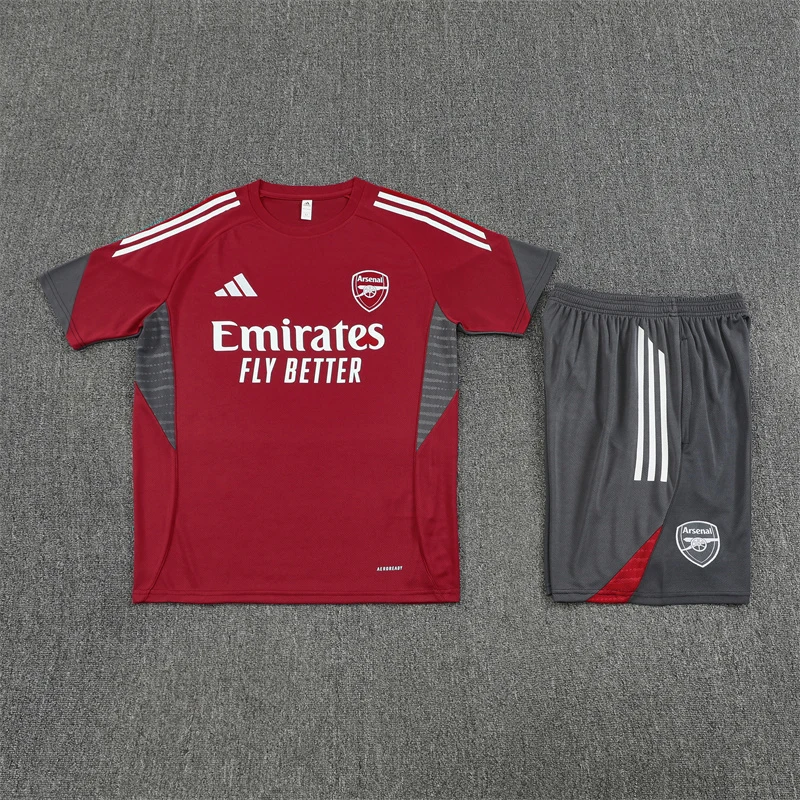 2025-26 Arsenal Red Short-Sleeve Training Jersey view 14