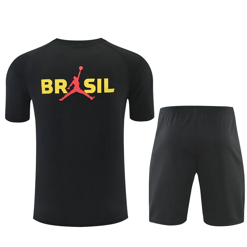 2026-27 Brazil Black Short-Sleeve Training Jersey view 16