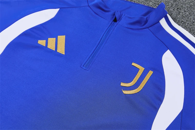 2026-27 Juventus Light Blue Half-Zip Long-Sleeve Training Kit view 11
