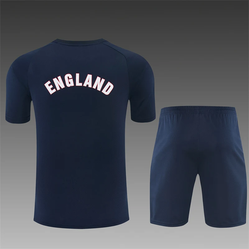 2026-27 Season England Royal Blue Short-Sleeve Training Jersey view 2