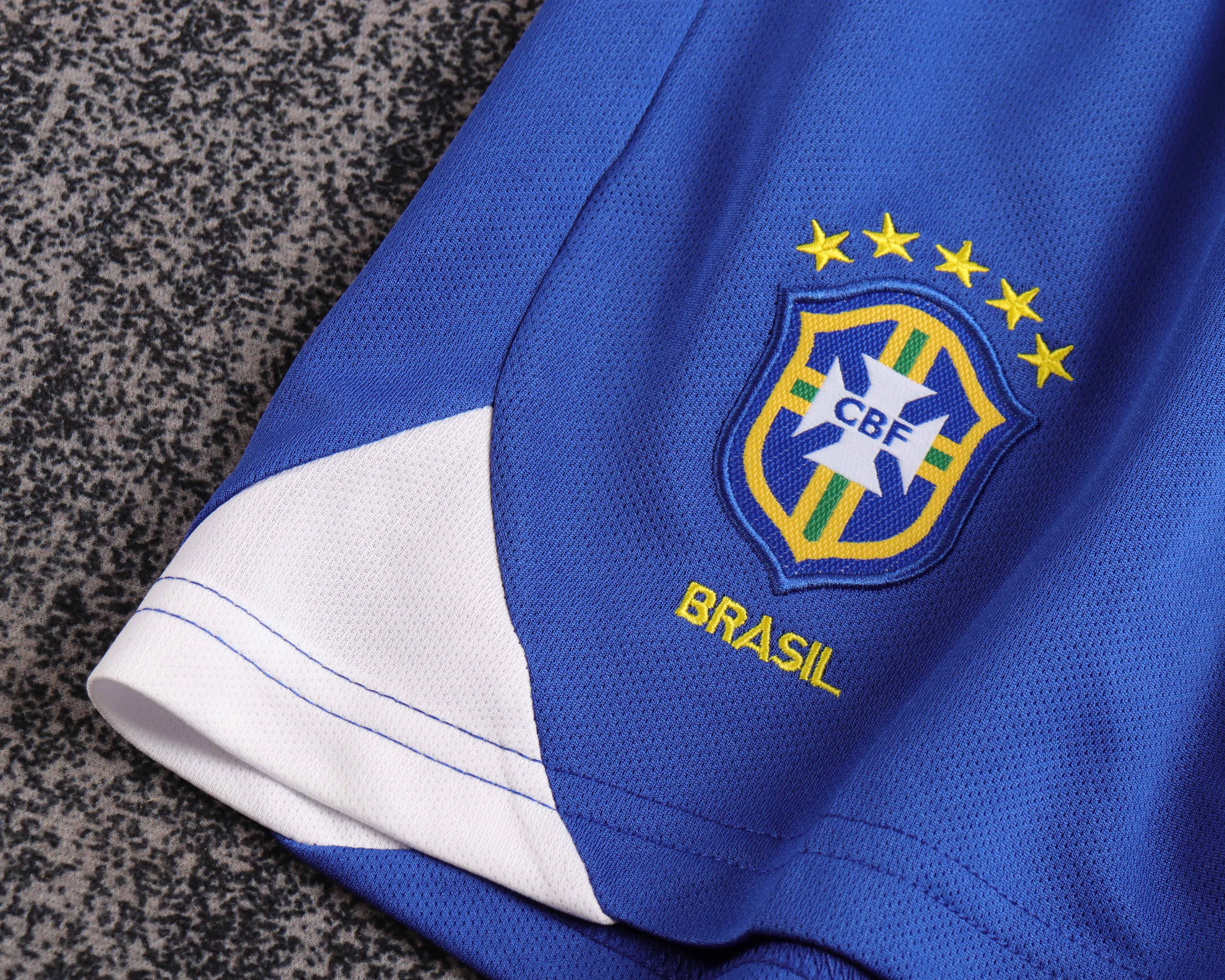 2004 Brazil Home Retro Shirt - Kids Sizes view 5