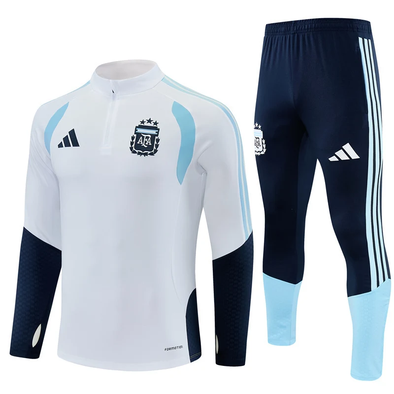 2026-27 Argentina White Half-Zip Training Jersey view 16