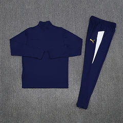 2025-26 Portugal Royal Blue Half-Pull Training Jersey view 17