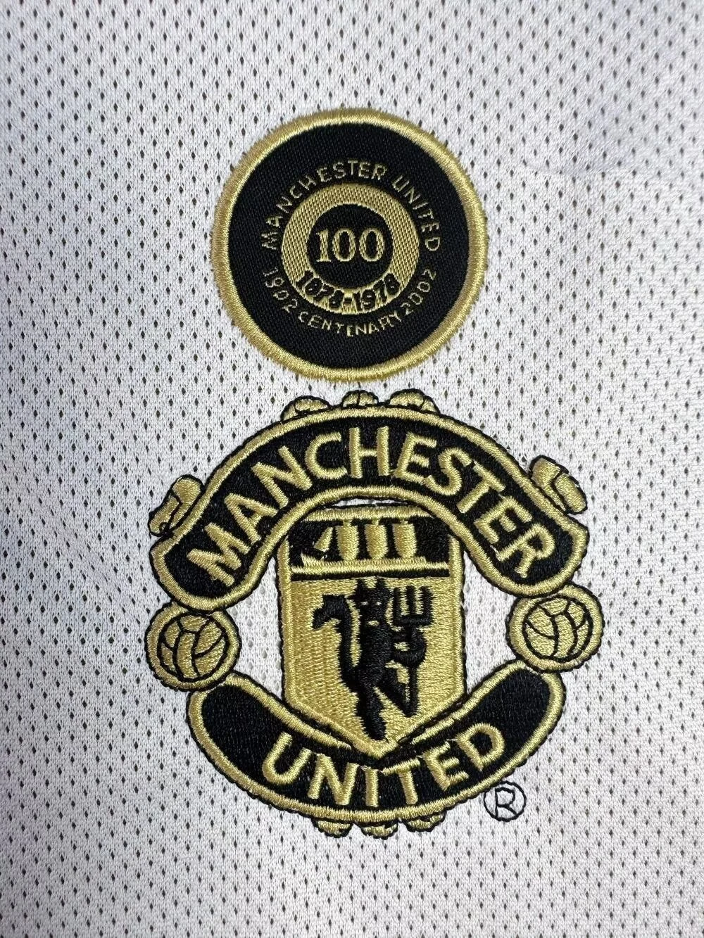 2007-08 Manchester United Reversible Centenary Retro Long-Sleeve Jersey view 10