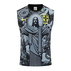 2025-26 Brazil vest training jersey view 8