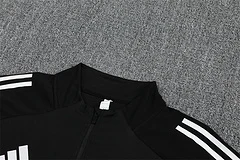 2025-26 Real Madrid Black Half-Pull Training Jersey view 12