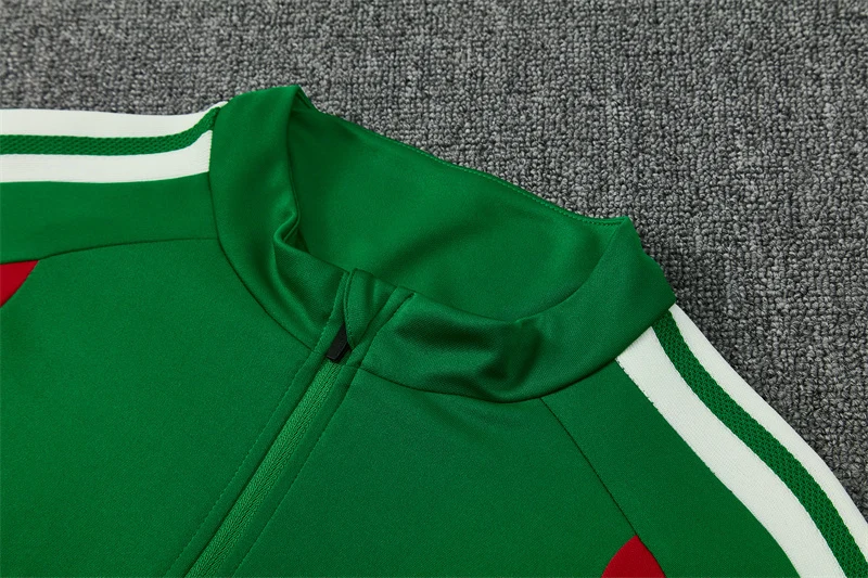2026-27 Algeria Green Half-Zip Training Jersey view 4