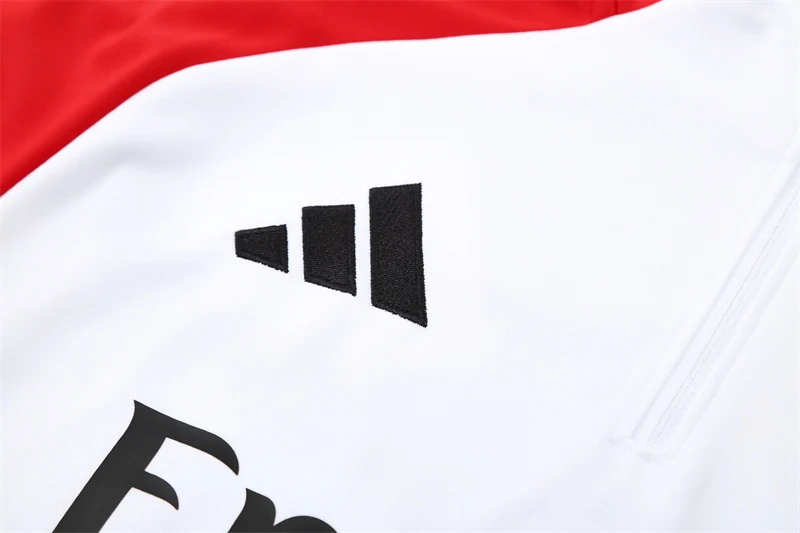 2025-26 Arsenal White Half-Zip Training Jersey view 12