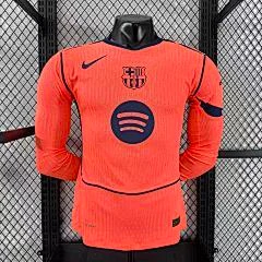 2025-26 Barcelona Second Away Long Sleeve Jersey - Player Edition view 11